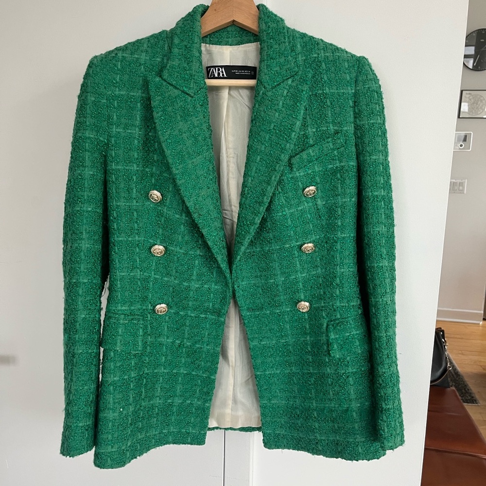 Zara Emerald Green Blazer